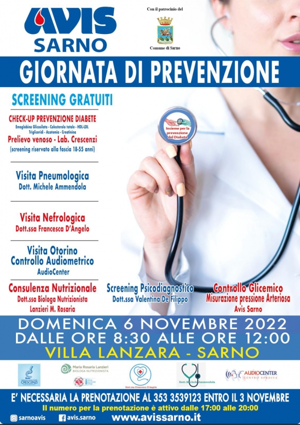 GIORNATA DI PREVENZIONE