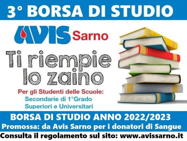 Borsa di studio 2022/2023